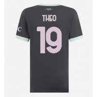 Camisa de time de futebol AC Milan Theo Hernandez #19 Replicas 3º Equipamento Feminina 2024-25 Manga Curta